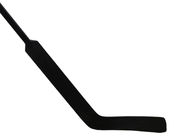Bastone di hockey su ghiaccio della fibra del carbonio del portiere resistenza di modellatura di affaticamento di 1 pezzo